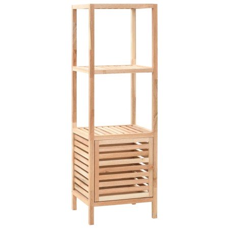 Mueble de almacenaje baño madera maciza nogal 39,5x35,5x123 cm en Taquillas y armarios de almacenamiento | Comprar online en For
