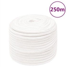 Intense white polypropylene boat rope 14 mm 250 m by vidaXL, Ropes and metal cords - Ref: Foro24-152571, Price: 149,21 €, Dis...