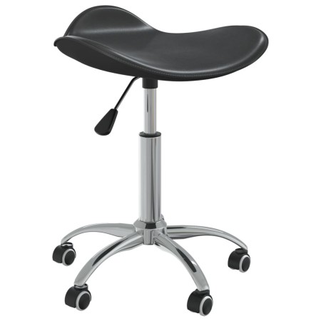 Black synthetic leather swivel dining chair by vidaXL, dining chairs - Ref: Foro24-3088566, Price: 54,44 €, Discount: %