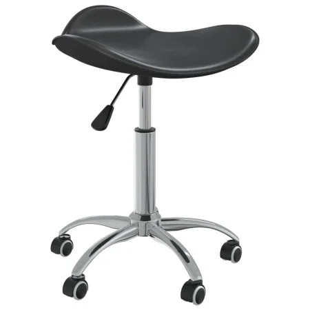 Drehbarer Esszimmerstuhl aus schwarzem Kunstleder von vidaXL, Essstühle - Ref: Foro24-3088566, Preis: 53,60 €, Rabatt: %