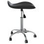 Black synthetic leather swivel dining chair by vidaXL, dining chairs - Ref: Foro24-3088566, Price: 54,44 €, Discount: %