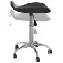 Drehbarer Esszimmerstuhl aus schwarzem Kunstleder von vidaXL, Essstühle - Ref: Foro24-3088566, Preis: 53,60 €, Rabatt: %