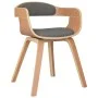 Silla de comedor 4 uds madera curvada y tela gris claro by vidaXL, dining chairs - Ref: Foro24-3092387, Price: 601,87 €, Disc...