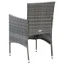 3-piece garden furniture set with gray synthetic rattan cushions by vidaXL, Garden sets - Ref: Foro24-3094979, Price: 268,32 ...