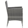 Garden dining set 7 pieces and gray synthetic rattan cushions by vidaXL, Garden sets - Ref: Foro24-3094982, Price: 489,92 €, ...