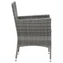 Garden dining set 7 pieces and gray synthetic rattan cushions by vidaXL, Garden sets - Ref: Foro24-3094982, Price: 527,34 €, ...