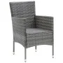 9-piece garden furniture set with gray synthetic rattan cushions by vidaXL, Garden sets - Ref: Foro24-3094984, Price: 678,35 ...