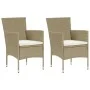 3-piece garden dining set with beige synthetic rattan cushions by vidaXL, Garden sets - Ref: Foro24-3094985, Price: 283,72 €,...