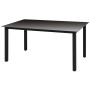 5-teiliges Gartenmöbel-Set mit beigen synthetischen Rattankissen von vidaXL, Gartensets - Ref: Foro24-3094987, Preis: 399,42 ...