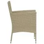 7-piece garden dining set with beige synthetic rattan cushions. by vidaXL, Garden sets - Ref: Foro24-3094989, Price: 557,41 €...