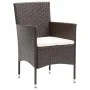 5-piece garden furniture set with brown synthetic rattan cushions by vidaXL, Garden sets - Ref: Foro24-3094993, Price: 400,68...