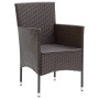 9-teiliges Gartenmöbel-Set mit Kissen synthetisches Rattan braun von vidaXL, Gartensets - Ref: Foro24-3094996, Preis: 647,13 ...