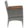 5-piece garden furniture set with gray synthetic rattan cushions by vidaXL, Garden sets - Ref: Foro24-3095004, Price: 402,83 ...