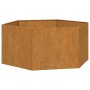 Rostiger Cortenstahl-Pflanzkübel 90x90x45 cm von vidaXL, Töpfe und Pflanzgefäße - Ref: Foro24-823676, Preis: 74,92 €, Rabatt: %
