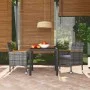Juego muebles jardín 3 pzas con cojines ratán sintético gris von vidaXL, Gartensets - Ref: Foro24-3095027, Preis: 287,56 €, R...