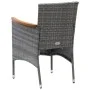 7-piece garden furniture set with gray synthetic rattan cushions by vidaXL, Garden sets - Ref: Foro24-3095006, Price: 540,91 ...