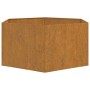 Rostiger Cortenstahl-Pflanzkübel 90x90x45 cm von vidaXL, Töpfe und Pflanzgefäße - Ref: Foro24-823676, Preis: 74,92 €, Rabatt: %