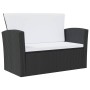 8-teiliges Gartenmöbel-Set und schwarze synthetische Rattankissen von vidaXL, Gartensets - Ref: Foro24-3095941, Preis: 862,38...