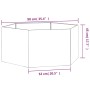 Rostiger Cortenstahl-Pflanzkübel 90x90x45 cm von vidaXL, Töpfe und Pflanzgefäße - Ref: Foro24-823676, Preis: 74,92 €, Rabatt: %