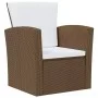 8-piece garden furniture set and brown synthetic rattan cushions by vidaXL, Garden sets - Ref: Foro24-3095943, Price: 775,14 ...