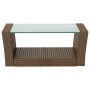 8-teiliges Gartenmöbel-Set und braune synthetische Rattankissen von vidaXL, Gartensets - Ref: Foro24-3095943, Preis: 784,01 €...
