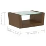 8-piece garden furniture set and brown synthetic rattan cushions by vidaXL, Garden sets - Ref: Foro24-3095943, Price: 775,14 ...