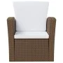 Set muebles de jardín 16 pzas y cojines ratán sintético marrón de vidaXL, Conjuntos de jardín - Ref: Foro24-3095944, Precio: ...