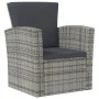 8-piece garden furniture set and gray synthetic rattan cushions by vidaXL, Garden sets - Ref: Foro24-3095945, Price: 881,61 €...