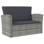 8-teiliges Gartenmöbel-Set und graue synthetische Rattankissen von vidaXL, Gartensets - Ref: Foro24-3095945, Preis: 881,61 €,...