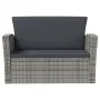 8-teiliges Gartenmöbel-Set und graue synthetische Rattankissen von vidaXL, Gartensets - Ref: Foro24-3095945, Preis: 881,61 €,...