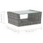8-teiliges Gartenmöbel-Set und graue synthetische Rattankissen von vidaXL, Gartensets - Ref: Foro24-3095945, Preis: 881,61 €,...