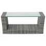 Set de muebles de jardín 16 pzas y cojines ratán sintético gris de vidaXL, Conjuntos de jardín - Ref: Foro24-3095946, Precio:...
