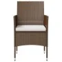 Garden furniture set 16 pieces and brown synthetic rattan cushions by vidaXL, Garden sets - Ref: Foro24-3095958, Price: 882,0...