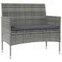 Garden furniture set 8 pieces and gray synthetic rattan cushions by vidaXL, Garden sets - Ref: Foro24-3095959, Price: 449,10 ...