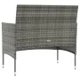 8-teiliges Gartenmöbel-Set und Kissen synthetisches Rattangrau von vidaXL, Gartensets - Ref: Foro24-3095959, Preis: 449,10 €,...