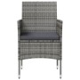 Garden furniture set 8 pieces and gray synthetic rattan cushions by vidaXL, Garden sets - Ref: Foro24-3095959, Price: 449,84 ...