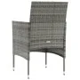 8-teiliges Gartenmöbel-Set und Kissen synthetisches Rattangrau von vidaXL, Gartensets - Ref: Foro24-3095959, Preis: 449,10 €,...