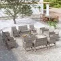 16-piece garden furniture set and gray synthetic rattan cushions by vidaXL, Garden sets - Ref: Foro24-3095960, Price: 915,86 ...