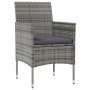 16-piece garden furniture set and gray synthetic rattan cushions by vidaXL, Garden sets - Ref: Foro24-3095960, Price: 929,49 ...