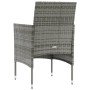 16-teiliges Gartenmöbel-Set und graue synthetische Rattankissen von vidaXL, Gartensets - Ref: Foro24-3095960, Preis: 929,49 €...