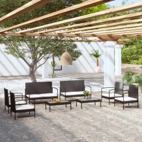 8-piece garden furniture set and black synthetic rattan cushions by vidaXL, Garden sets - Ref: Foro24-3095963, Price: 413,89 ...