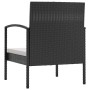 8-teiliges Gartenmöbel-Set und schwarze synthetische Rattankissen von vidaXL, Gartensets - Ref: Foro24-3095963, Preis: 418,32...