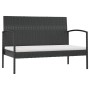 16-teiliges Gartenmöbel-Set und schwarze synthetische Rattankissen von vidaXL, Gartensets - Ref: Foro24-3095964, Preis: 857,5...