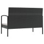 16-teiliges Gartenmöbel-Set und schwarze synthetische Rattankissen von vidaXL, Gartensets - Ref: Foro24-3095964, Preis: 857,5...