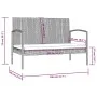 16-teiliges Gartenmöbel-Set und schwarze synthetische Rattankissen von vidaXL, Gartensets - Ref: Foro24-3095964, Preis: 843,3...
