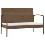 Garden furniture set 16 pieces and brown synthetic rattan cushions by vidaXL, Garden sets - Ref: Foro24-3095966, Price: 977,2...