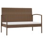 Gartenmöbel-Set 16-teilig und braune synthetische Rattankissen von vidaXL, Gartensets - Ref: Foro24-3095966, Preis: 868,78 €,...