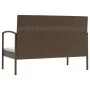 Garden furniture set 16 pieces and brown synthetic rattan cushions by vidaXL, Garden sets - Ref: Foro24-3095966, Price: 977,2...