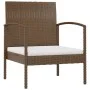 Garden furniture set 16 pieces and brown synthetic rattan cushions by vidaXL, Garden sets - Ref: Foro24-3095966, Price: 977,2...