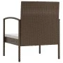 Garden furniture set 16 pieces and brown synthetic rattan cushions by vidaXL, Garden sets - Ref: Foro24-3095966, Price: 977,2...